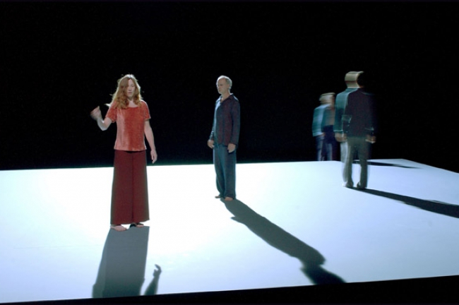 Quelqu’un va venir, de Jon Fosse, mise en scène Claude Régy, 1999 © Brigitte Enguérand