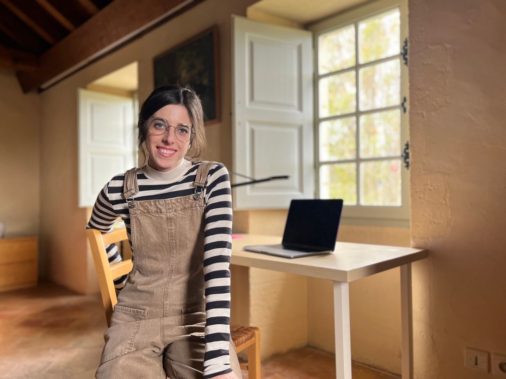 Sara García Pereda lors de sa résidence au CDN